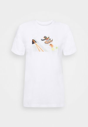 T-shirt print - white