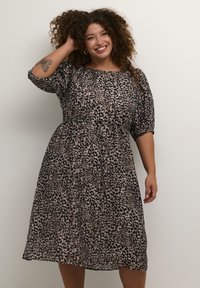 Kaffe Curve - VITANA - Jurk - leopard print Miniatuurafbeelding 1