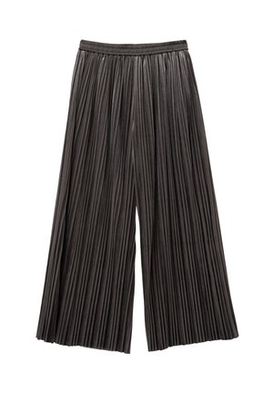 WIDE-LEG PLEATED - Gonna lunga - bronze