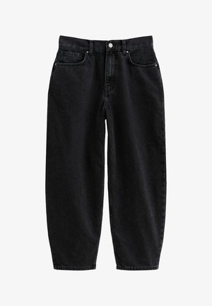 New Look ANKLE GRAZER BARREL LEG - Straight leg jeans - black