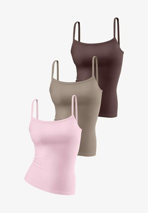 Body - rosa + taupe + braun