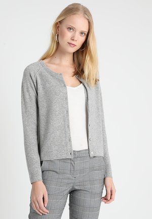 Rosemunde LAICA O NECK CARDIGAN - Strickjacke - light grey