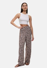 Koton WIDE LEG - Broek - brown