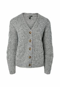 PCNINA V NECK NOOS  - Gilet - medium grey melange