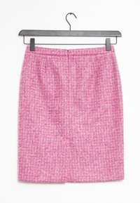 pure cashmere A-linjekjol - pink