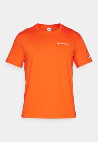 ICONS CREWNECK WITH SMALL LOGO - Trükipildiga T-särk - orange