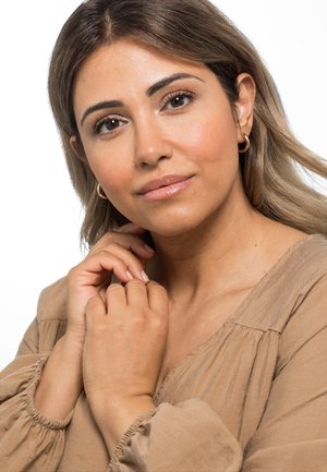 ALIDA - Earrings - rose goldfarbend