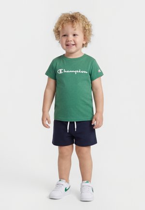 Champion ICONS CONTRAST TODDLER WITH BIG LOGO SET - Joggebukse - green