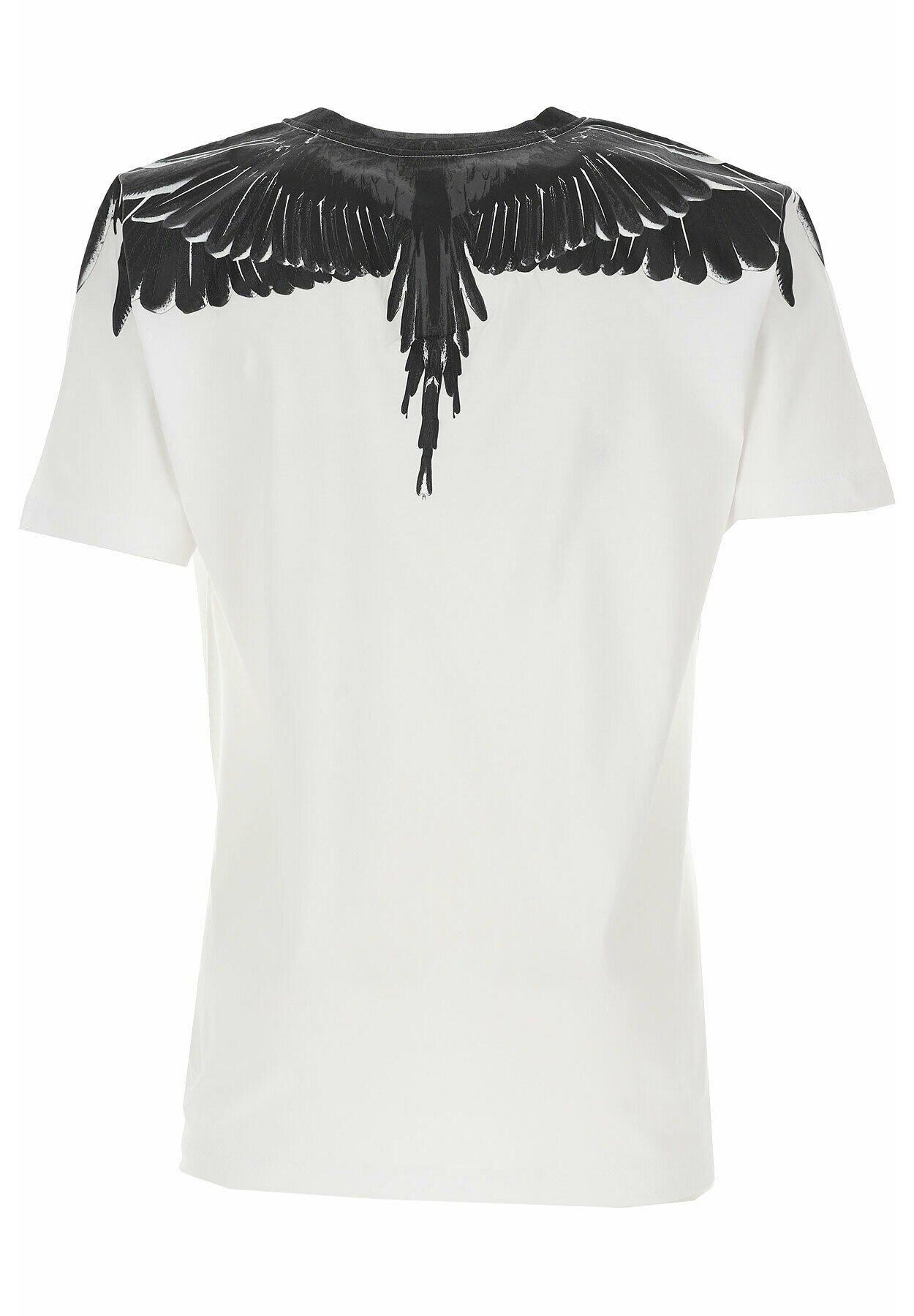 T-shirt bambino Marcelo Burlon con stampa ali Verde-Multicolor | Caposerio