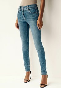 Next LIFT SHAPE STANDARD - Prigludę džinsai - denim dark blue greencast
