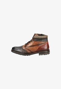 Boots Homme Cuir Bugatti Bottines à Lacets - Cognac/dark Brown Boots Homme Cuir Bugatti Bottines à Lacets - Cognac/dark Brown