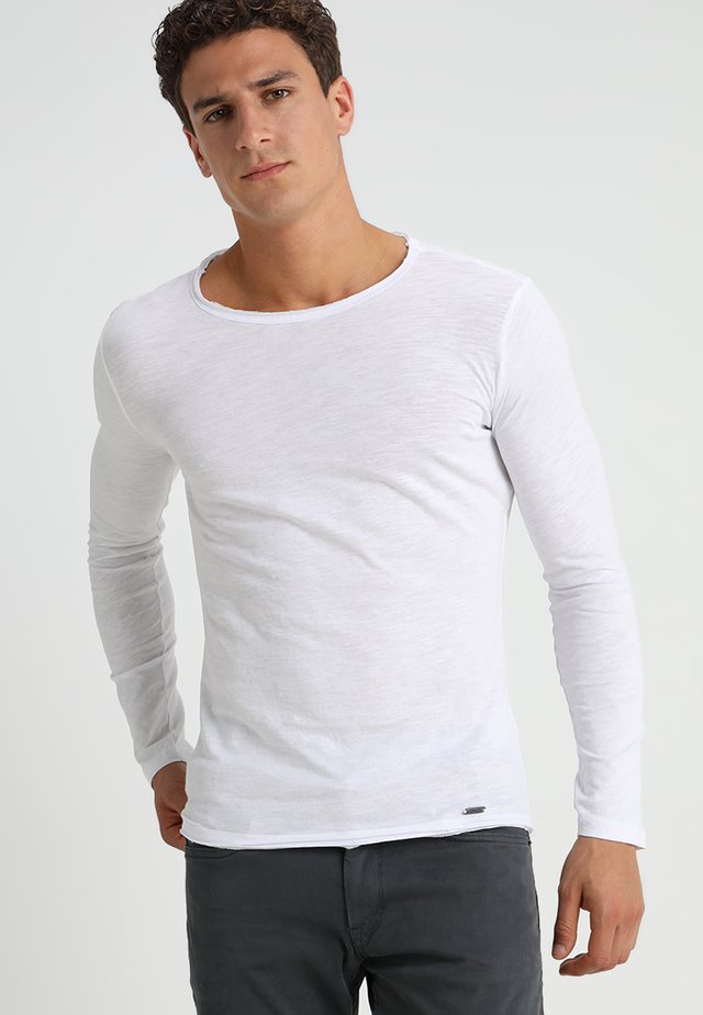 CHEESE - Topper langermet - white