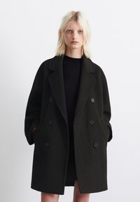 Marc O'Polo LAPEL COLLAR WELT POCKETS - Klassischer Mantel - black
