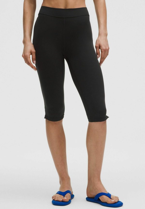 Groove High-Rise Notched-Hem Crop - Tights