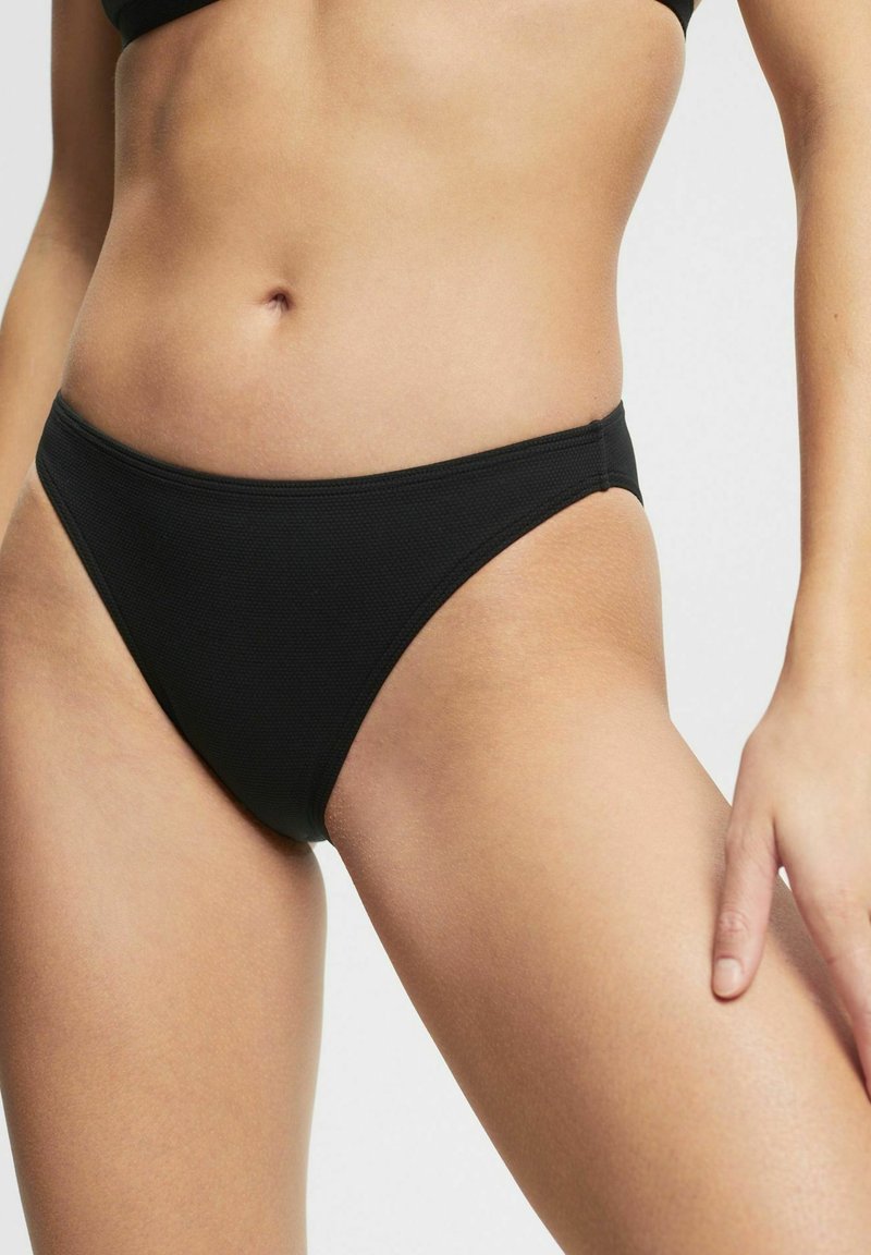 Esprit STRUKTURIERTE MIT HOHEM BEINAUSSCHNITT BikiniHose black