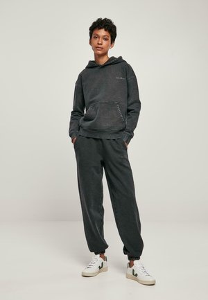 SMALL EMBROIDERY - Hoodie - black