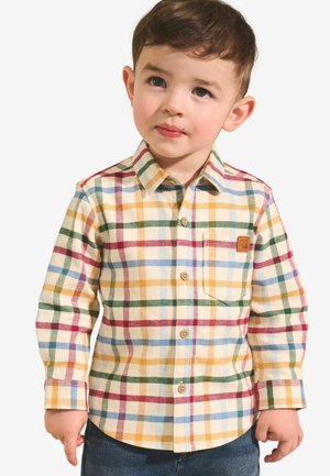 Next, REGULAR FIT - LONG SLEEVE CHECK CHARACTER SHIRT . - Chemise - ecru bright gingham check