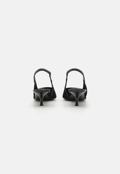 Victoria Beckham KITTEN HEEL SLINGBACKS - Tacones - black
