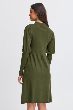 Fransa, FRDEDINA - Strickkleid - rifle green