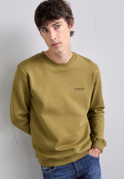 Dondup CREW NECK - Sweatshirt - olive