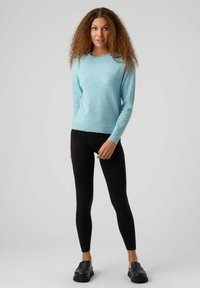 Vero Moda VMDOFFY O-NECK - Trui - scuba blue