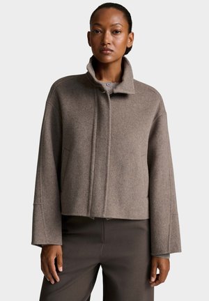 someday., RELAXED FIT WOOL AND CASHMERE BLEND - Winter jacket - taupewood melange