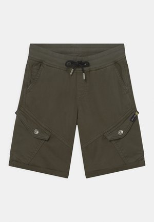 BOYS - Pantalon cargo - dunkelgrün reactive