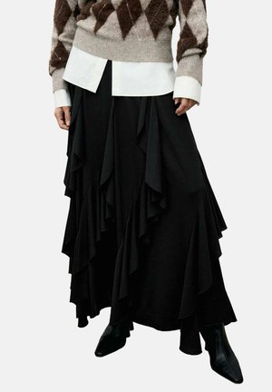 Falda larga - black