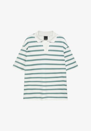 PULL&BEAR, SHORT SLEEVE INTERLOCK POLO SHIRT - Polo shirt - multi-coloured