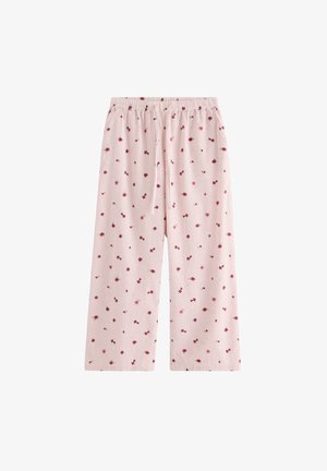 Lindex, PYJAMA TROUSER SEERSUCKER GINGHAM - Pantaloni del pigiama - light dusty pink