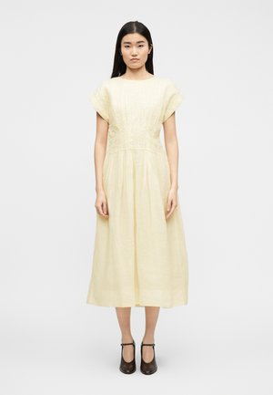 IMOGEN SOLID MIDI DRESS - Rochie de zi - cream