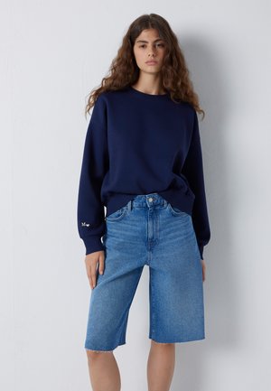 Mavi, MAVI LOGO SWEATSHIRTS CREW NECK SWEATSHIRT - Sweatshirt - maritime blue