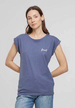 Forvert Marškinėliai su spaudiniu - vintage blue