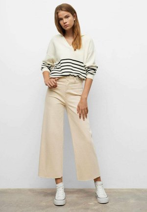 MARINET - Bootcut jeans - beige