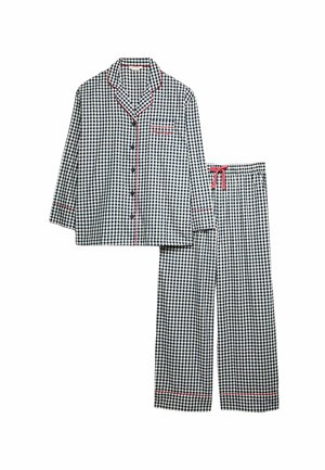 XBU BRUSHED REVERE SET - Pyjama - black mix