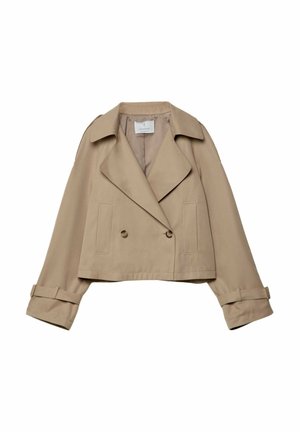 Stradivarius SHORT FLOWING - Blazer - stone