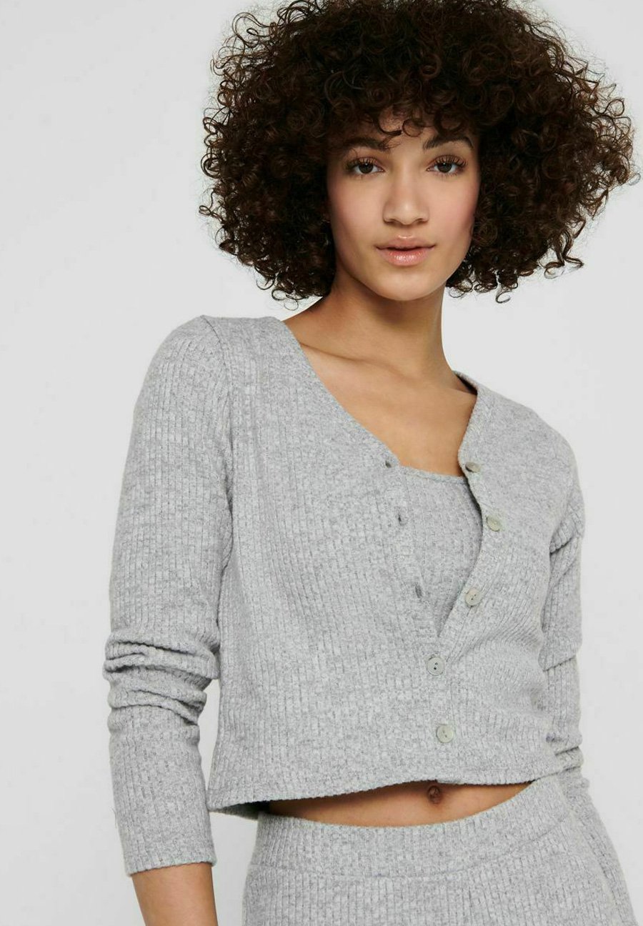 Damen Strickjacke - light grey Damen Strickjacke - light grey