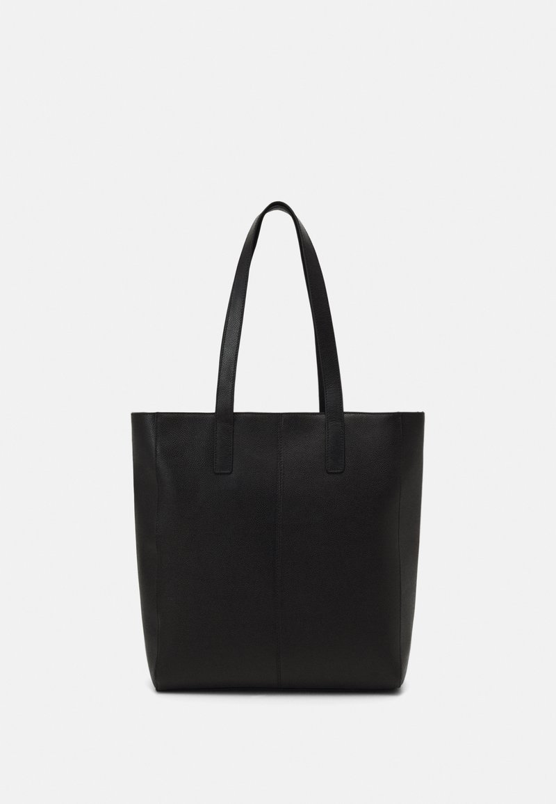 Zign - LEATHER - Geantă de pânză - black, Extindeți