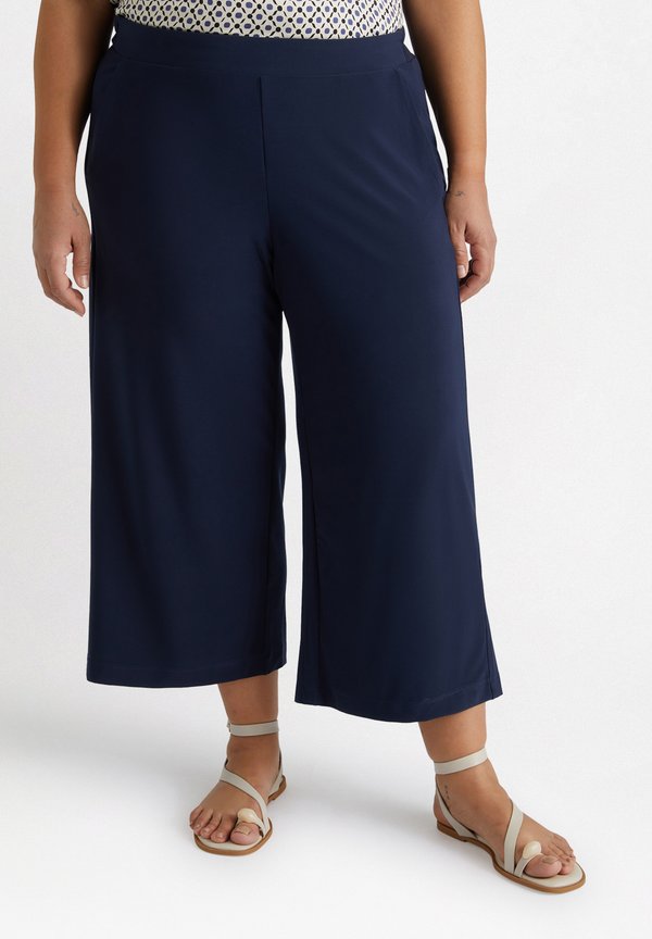 CROPPED AMPI - Stoffhose - blu