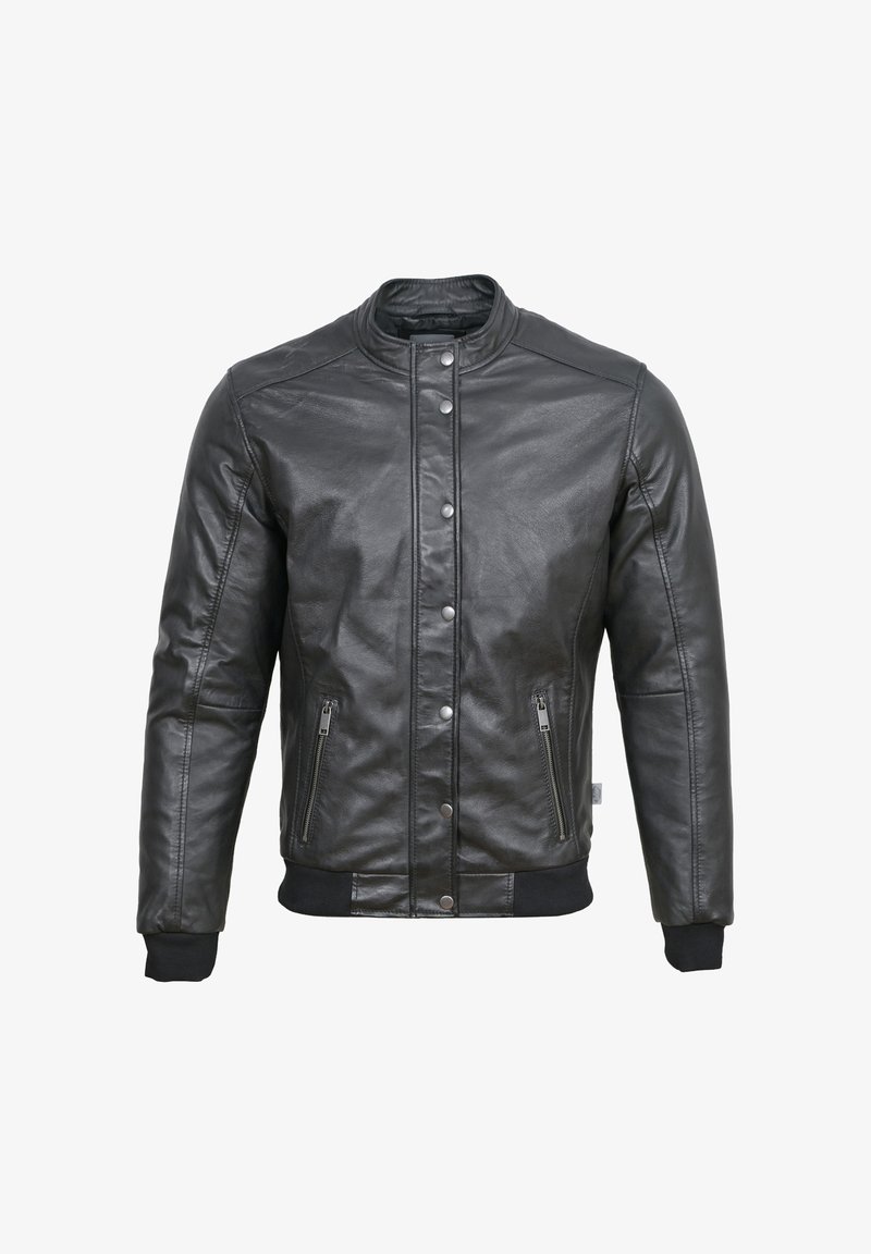 Lee Cooper Kožená bunda - black