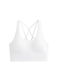MEDIUM SUPPORT COMOFRTLUX WITH CUPS - Športni modrček z rahlo podporo - white