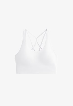 OYSHO, COMFORTLUX MEDIUM SUPPORT WITH CUPS - Športová podprsenka s nízkou podporou - white