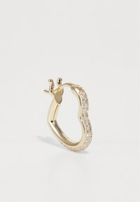 MINI CREOLE CŒUR - Boucle d'oreille individuelle - yellow gold-coloured