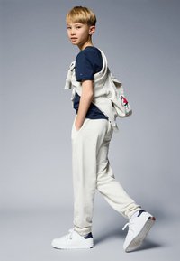 Tommy Hilfiger TIMELESS UNISEX - Stoffhose - snow white heather
