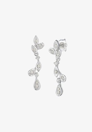DIAMANT L'ÉTERNEL LEAF DESIGN DROP - Oorbellen - white gold