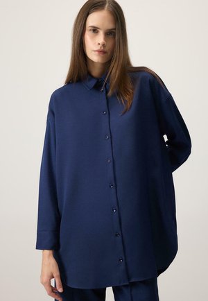 Bluza z gumbi - navy blue