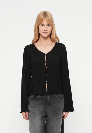 ONLELLA PLACKET - Gilet - black