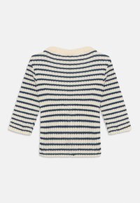 Name it NBMOSTRIPE UNISEX - Pulover - insignia blue/cloud dancer