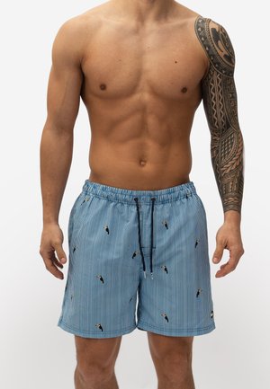 PRINT - Zwemshorts - blue