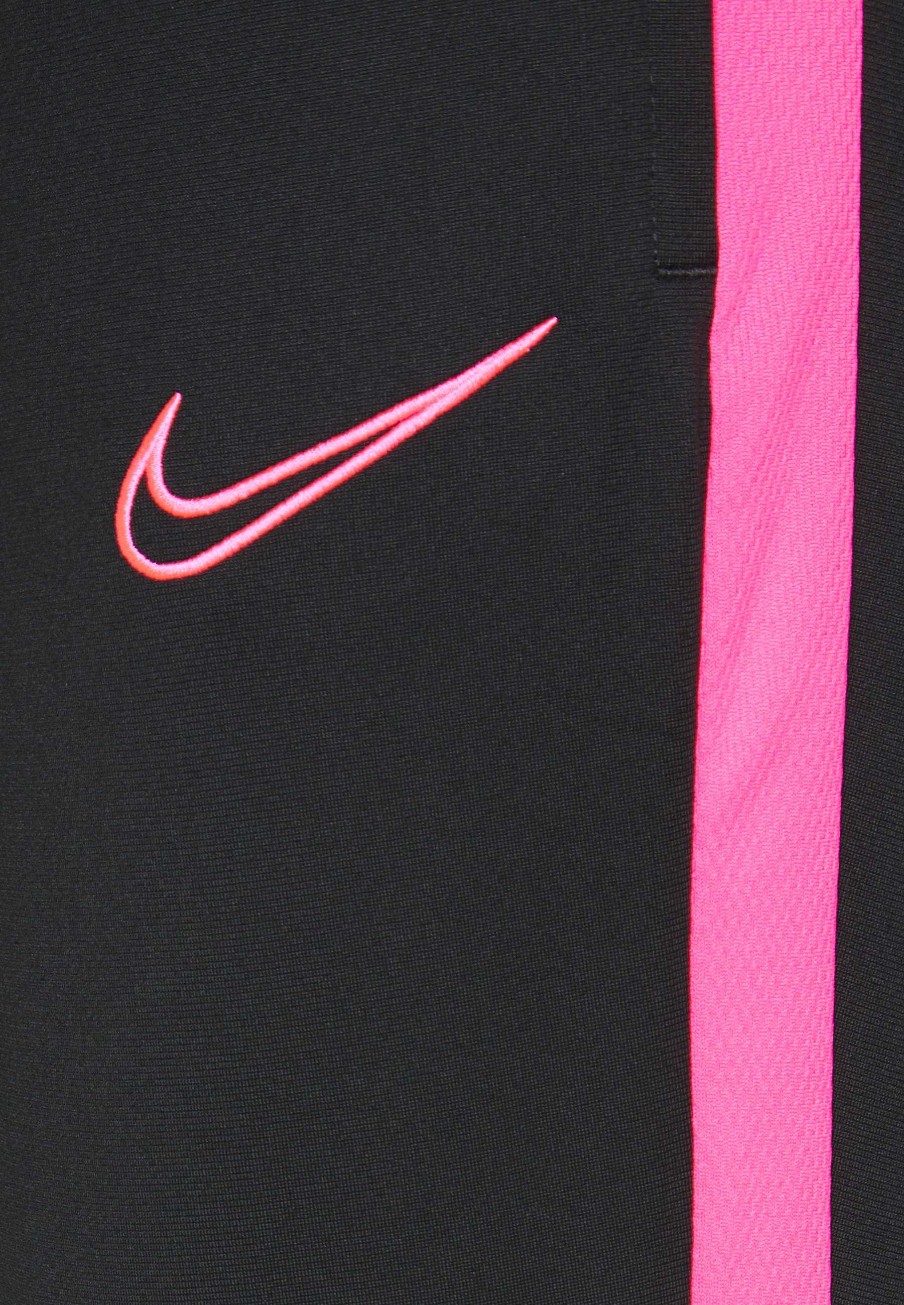 nike dri fit tracksuit black and pink